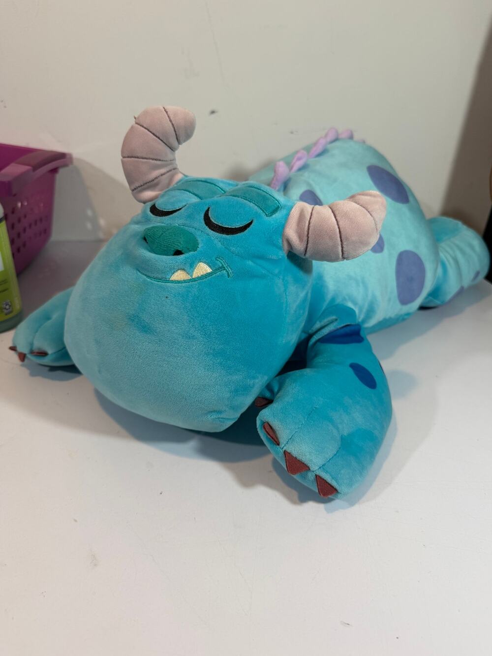 Monsters, Inc. Large Plush Sulley Cuddle Pillow - Disney store